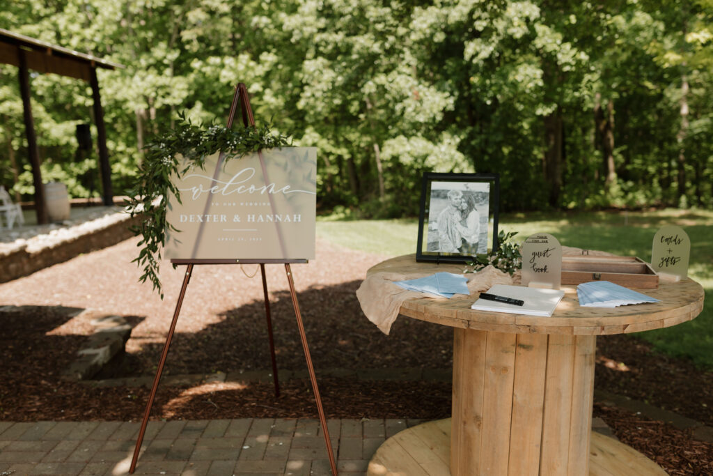 North Carolina wedding at Whispering Oaks Event Venue in the spring