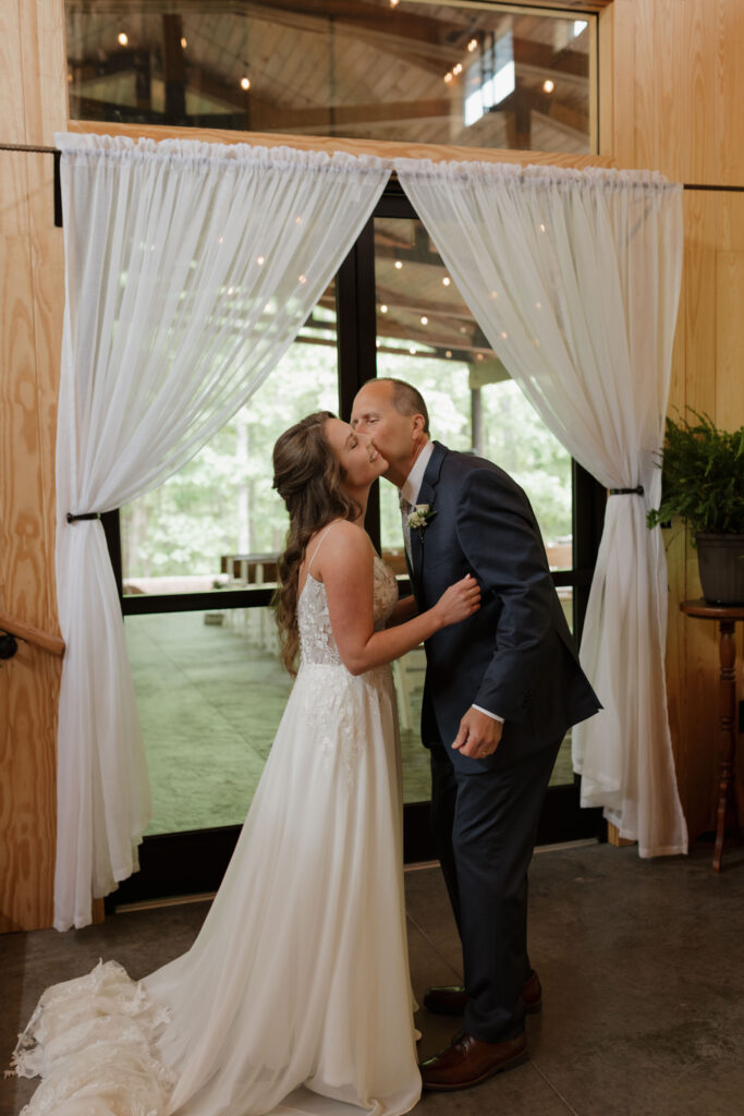 North Carolina wedding at Whispering Oaks Event Venue in the spring