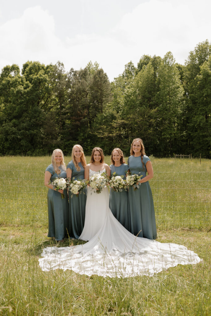 North Carolina wedding at Whispering Oaks Event Venue in the spring