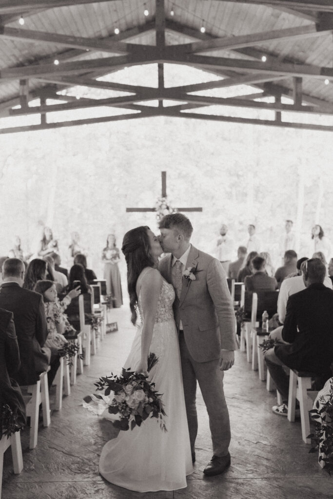 North Carolina wedding at Whispering Oaks Event Venue in the spring