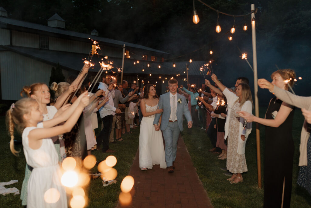 North Carolina wedding at Whispering Oaks Event Venue in the spring