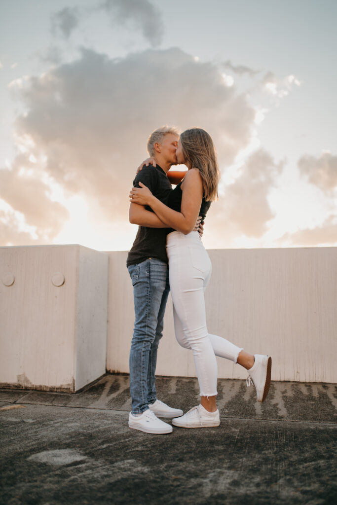 Downtown Greenville engagement session