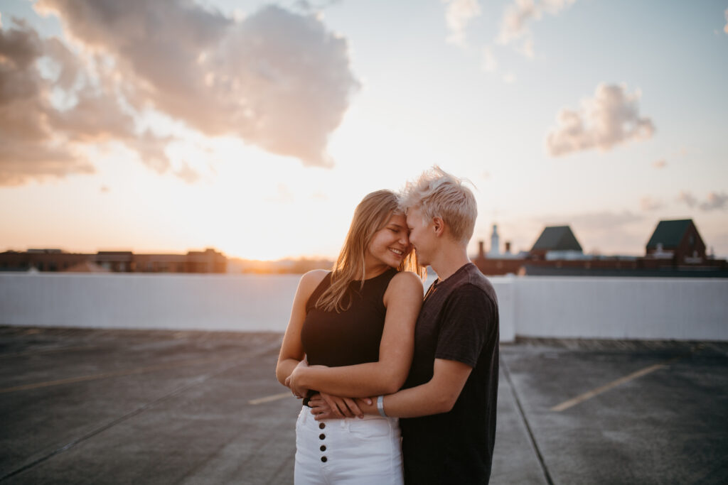 Downtown Greenville engagement session