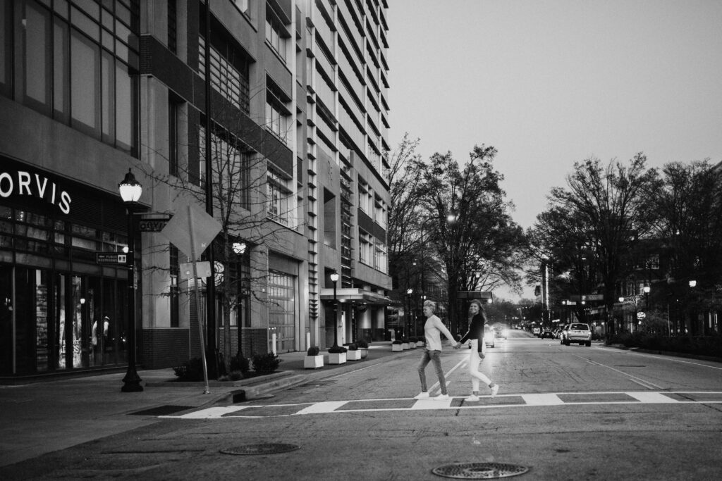 Downtown Greenville engagement session