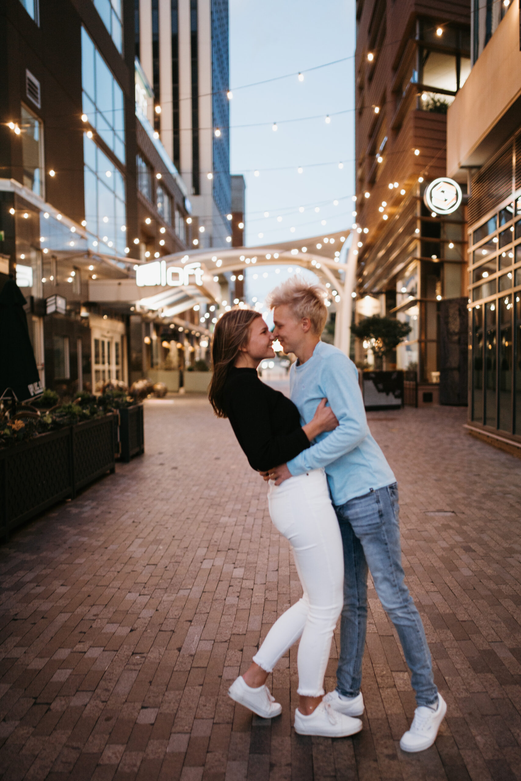 Downtown Greenville engagement session