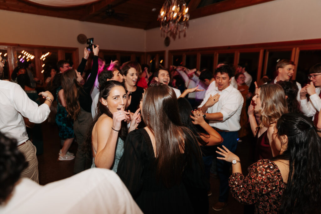 reception dancing at the Oaks Wedding Venue